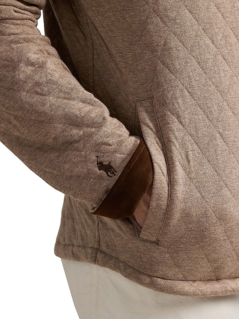 Quilted Cotton Double-Knit Jersey Jacket