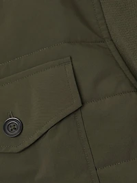 Hybrid Quilted Overshirt