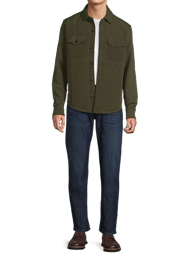 Hybrid Quilted Overshirt