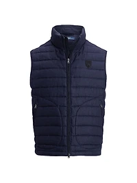 Quilted Linen Down Vest