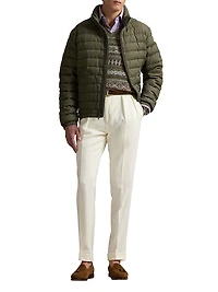 Quilted Linen Down Jacket