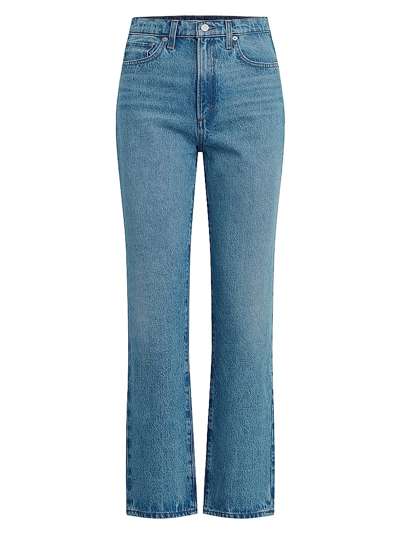 The Margot High-Rise Straight-Leg Ankle Jeans