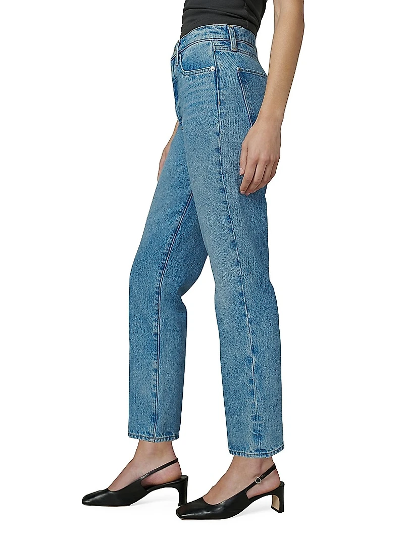 The Margot High-Rise Straight-Leg Ankle Jeans