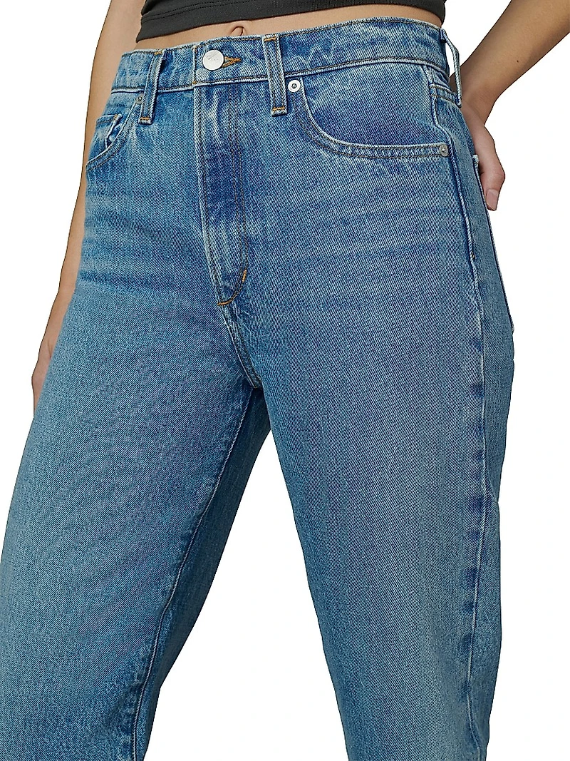 The Margot High-Rise Straight-Leg Ankle Jeans