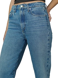 The Margot High-Rise Straight-Leg Ankle Jeans