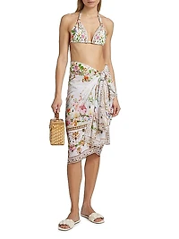 Long Rose Garden Runaways Sarong