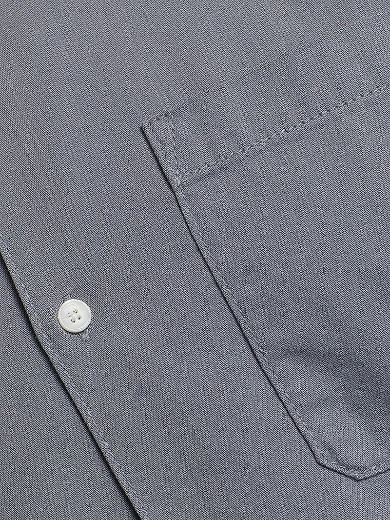 Denim Button-Front Shirt