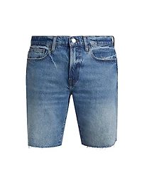 L'Homme Cut-Off Denim Shorts