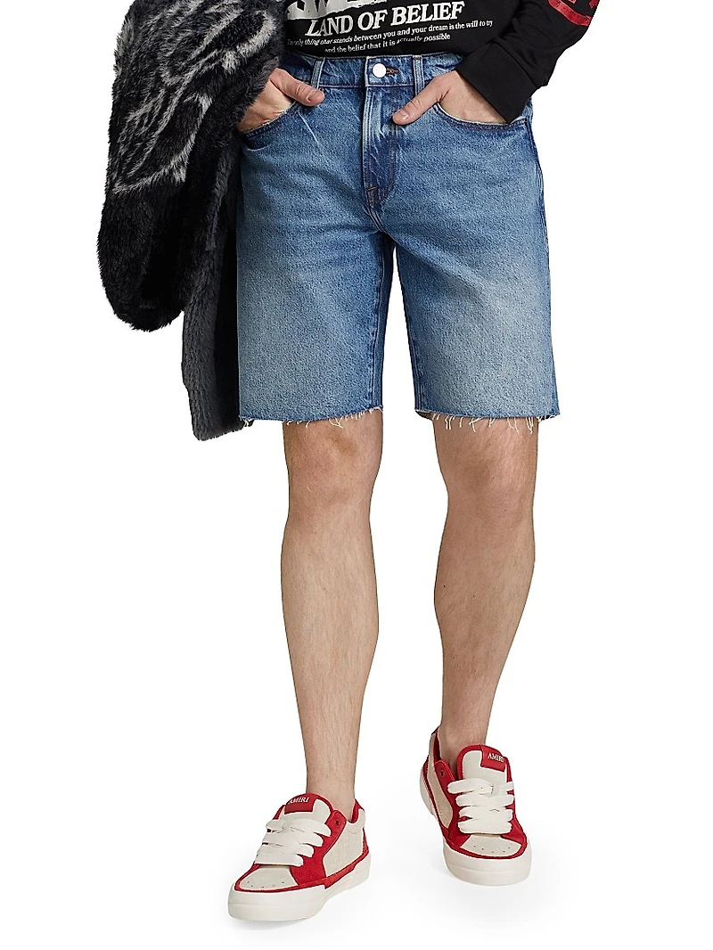 L'Homme Cut-Off Denim Shorts