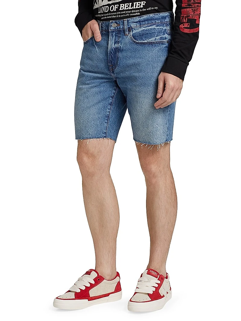 L'Homme Cut-Off Denim Shorts