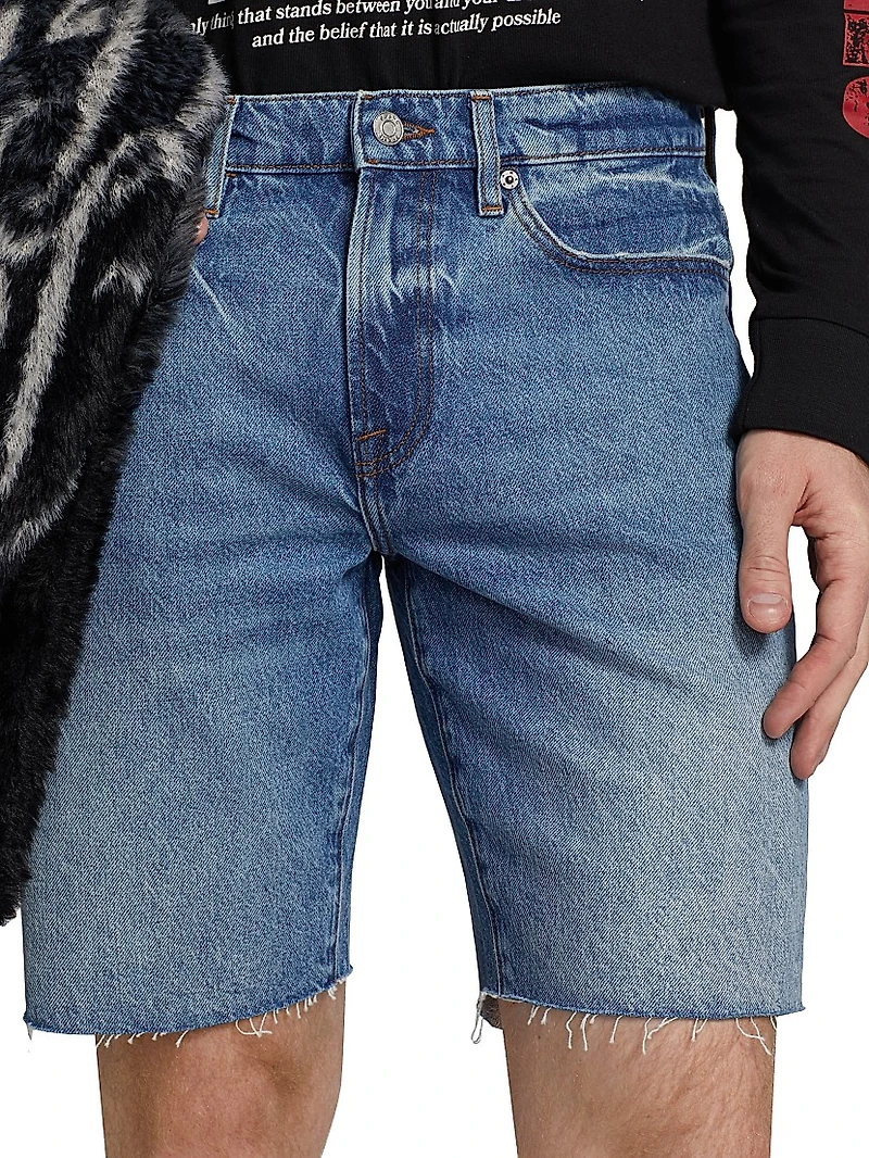 L'Homme Cut-Off Denim Shorts