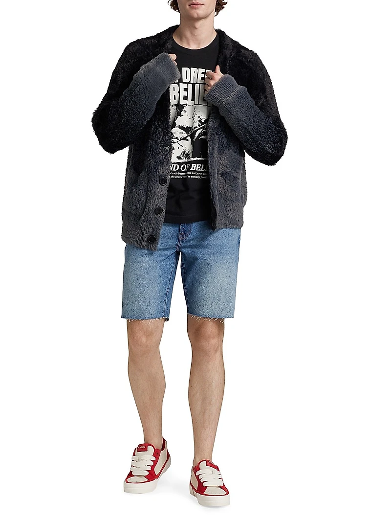 L'Homme Cut-Off Denim Shorts