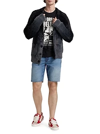 L'Homme Cut-Off Denim Shorts