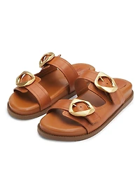 Olga Sporty Leather Sandals