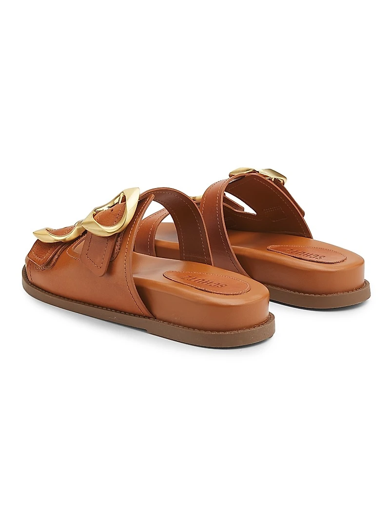 Olga Sporty Leather Sandals