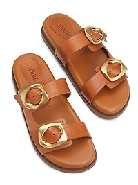 Olga Sporty Leather Sandals