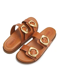 Olga Sporty Leather Sandals