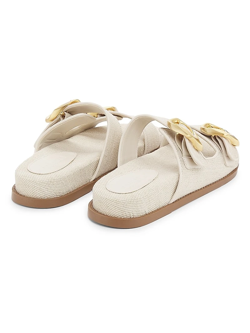 Olga Sporty Linen Sandals