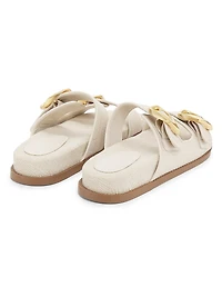 Olga Sporty Linen Sandals
