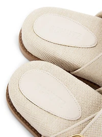 Olga Sporty Linen Sandals
