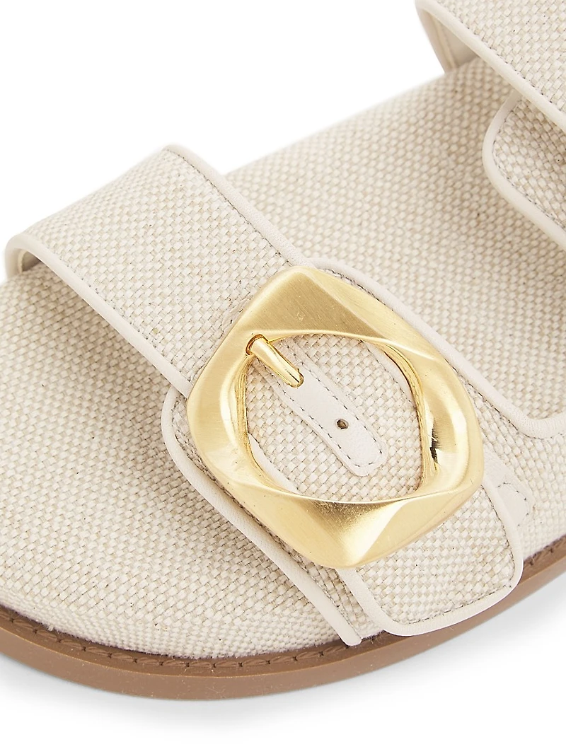 Olga Sporty Linen Sandals