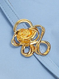 Draped Belted One-Shoulder Sheath Dress