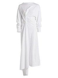 Knotted Jersey T-Shirt Dress