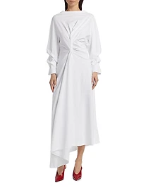 Knotted Jersey T-Shirt Dress