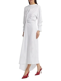 Knotted Jersey T-Shirt Dress