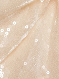 Knotted Sequin Midi-Dress