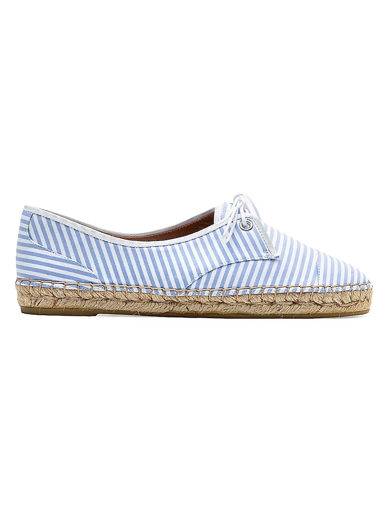 Malone Souliers x Tabitha Simmons Tyler Cotton Espadrilles
