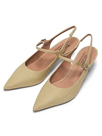 Maloe Souliers x Tabitha Simmons Karla 45MM Slingback Pumps