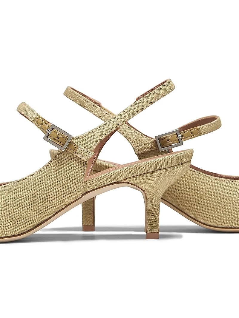 Maloe Souliers x Tabitha Simmons Karla 45MM Slingback Pumps