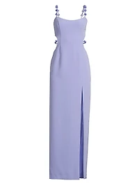 Emma Crêpe Maxi Dress