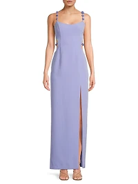 Emma Crêpe Maxi Dress