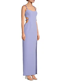 Emma Crêpe Maxi Dress