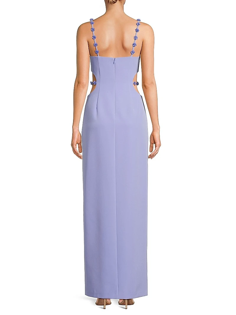 Emma Crêpe Maxi Dress