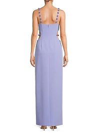 Emma Crêpe Maxi Dress