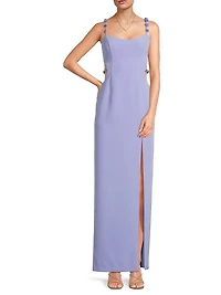 Emma Crêpe Maxi Dress