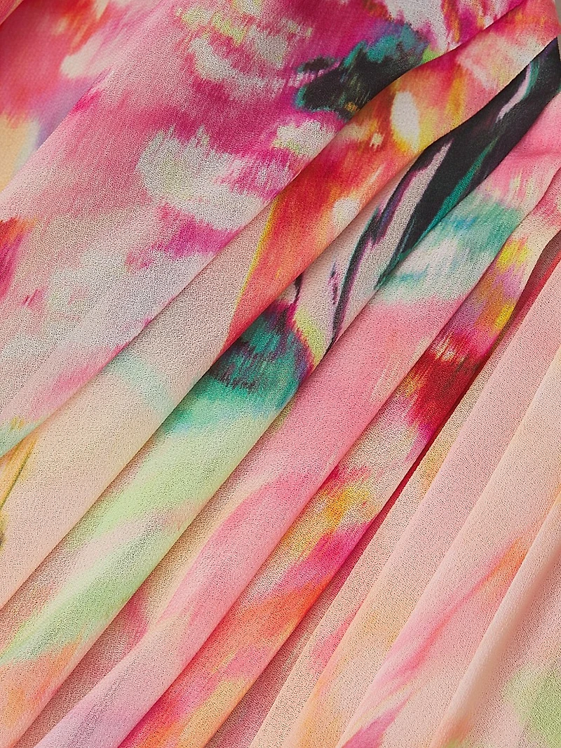 Brooke Strapless Chiffon Maxi Dress