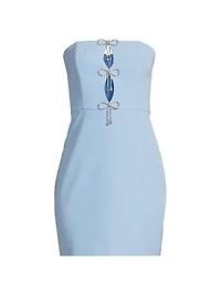 Dakota Crêpe Bow Minidress