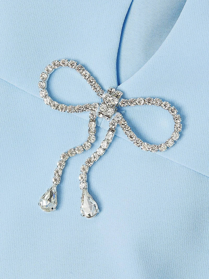 Dakota Crêpe Bow Minidress