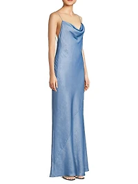 Lola Foiled A-Line Gown