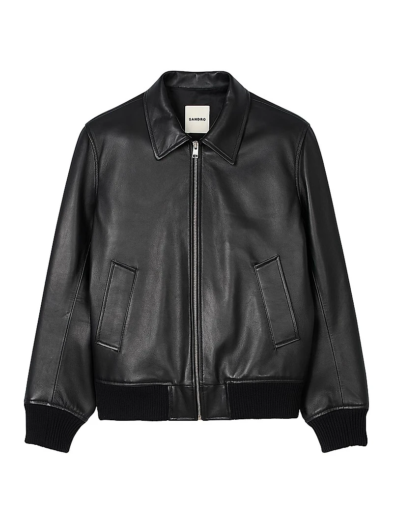 Plain Leather Jacket