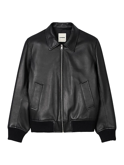Plain Leather Jacket
