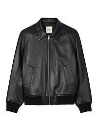 Plain Leather Jacket