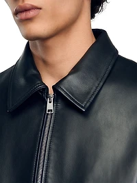 Plain Leather Jacket