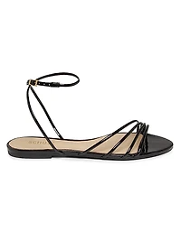 Inez Strappy Patent Leather Sandals