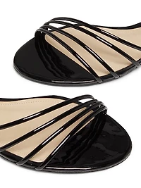 Inez Strappy Patent Leather Sandals