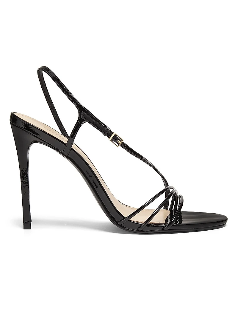 Inez 100MM Patent Leather Sandals